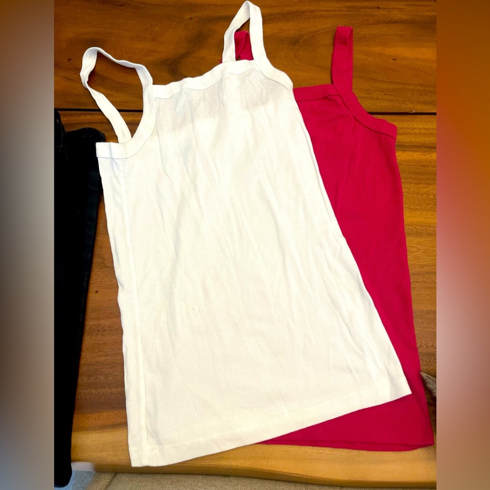 White muscle tank